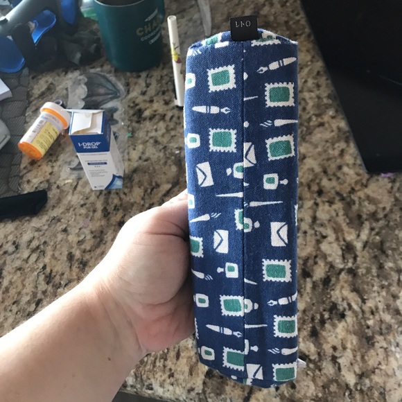 Japanese Import Kiss Lock Cloth Pencil Pouch - Picture 3 of 6